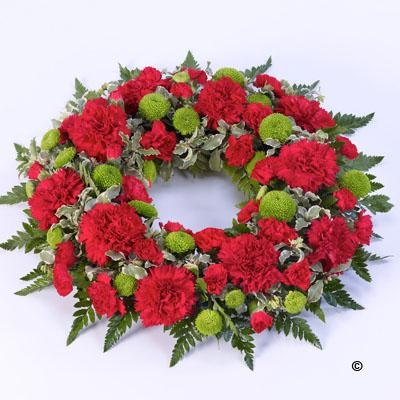 Mixed Wreath Red and Green
